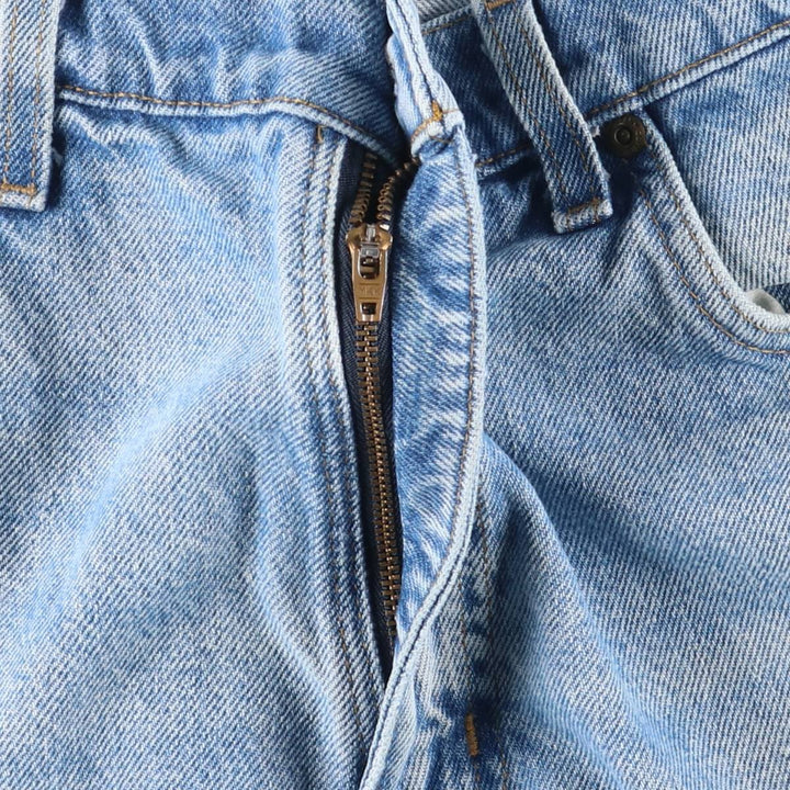 00'S Carhartt tapered denim pants for men, W33 equivalent cotton Blue type light blue Vintage Second Hand