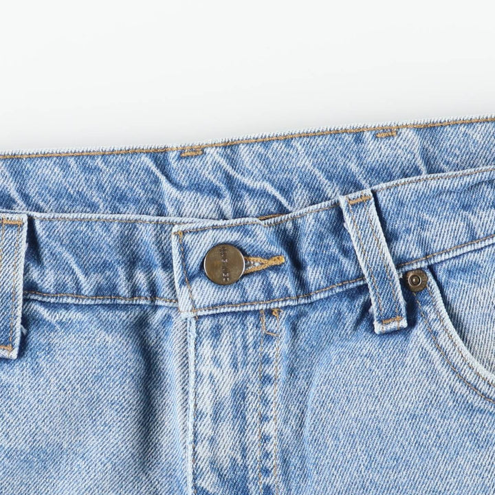 00'S Carhartt tapered denim pants for men, W33 equivalent cotton Blue type light blue Vintage Second Hand