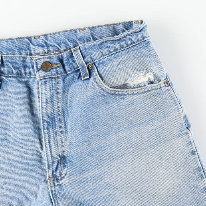 00'S Carhartt tapered denim pants for men, W33 equivalent cotton Blue type light blue Vintage Second Hand