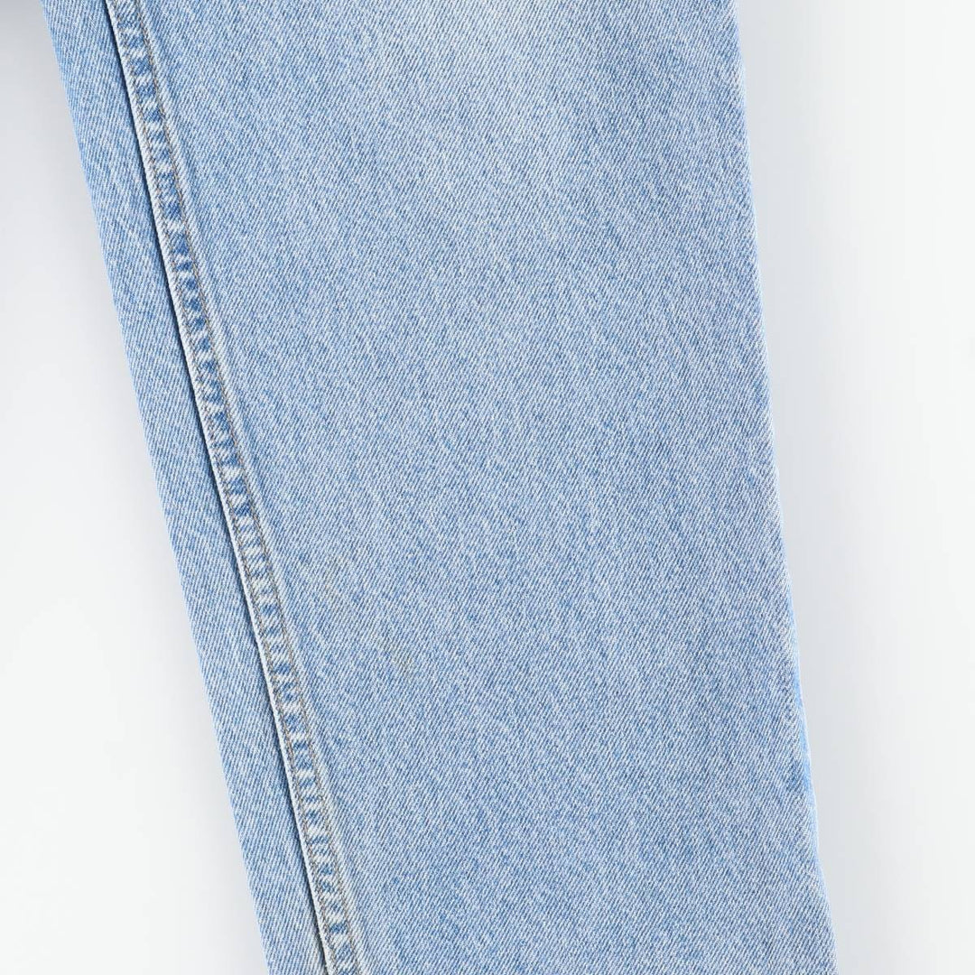 00'S Carhartt tapered denim pants for men, W33 equivalent cotton Blue type light blue Vintage Second Hand