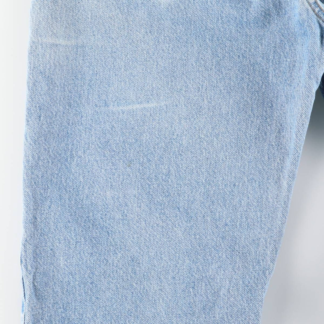 00'S Carhartt tapered denim pants for men, W33 equivalent cotton Blue type light blue Vintage Second Hand