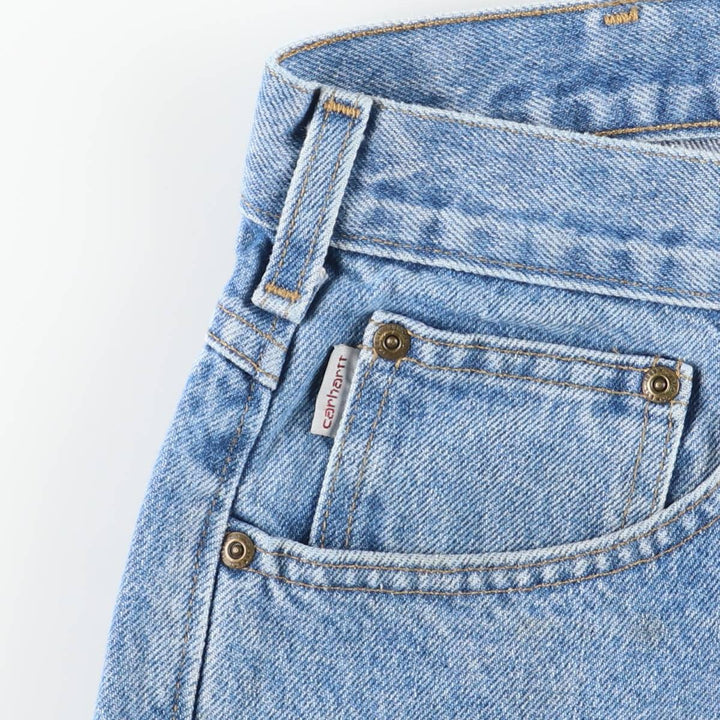 Carhartt Traditional Fit Tapered Denim Pants, Men's, Size W32 cotton Blue type light blue Vintage Second Hand