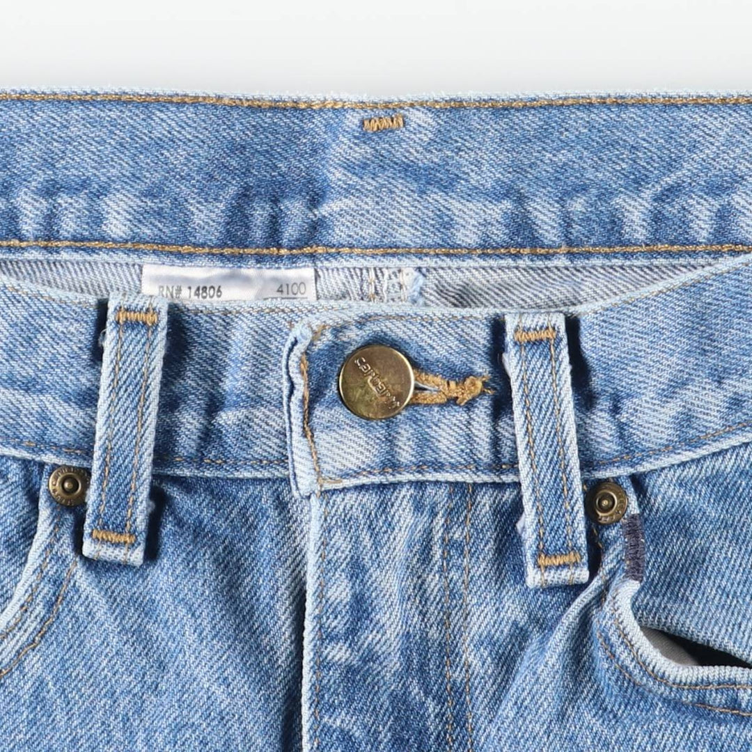 Carhartt Traditional Fit Tapered Denim Pants, Men's, Size W32 cotton Blue type light blue Vintage Second Hand