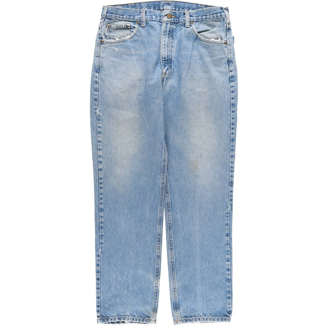 Carhartt Tapered Denim Pants for Men, W35 equivalent unclear blue type Vintage Second Hand