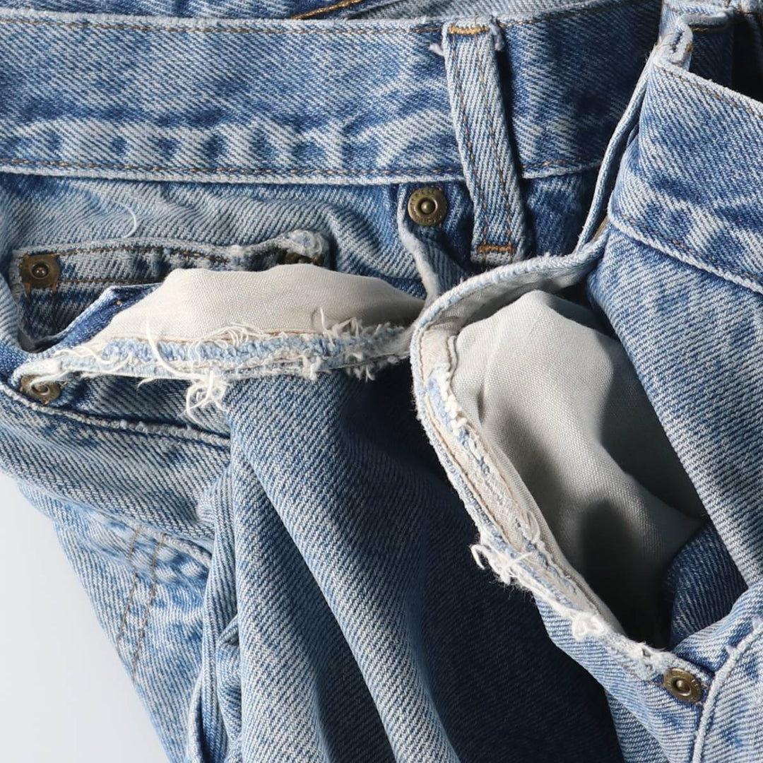 Carhartt Tapered Denim Pants for Men, W35 equivalent unclear blue type Vintage Second Hand