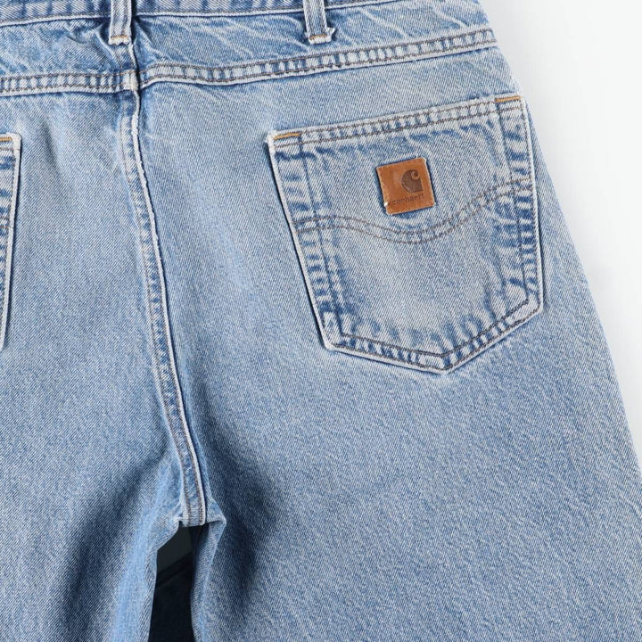Carhartt Tapered Denim Pants for Men, W35 equivalent unclear blue type Vintage Second Hand