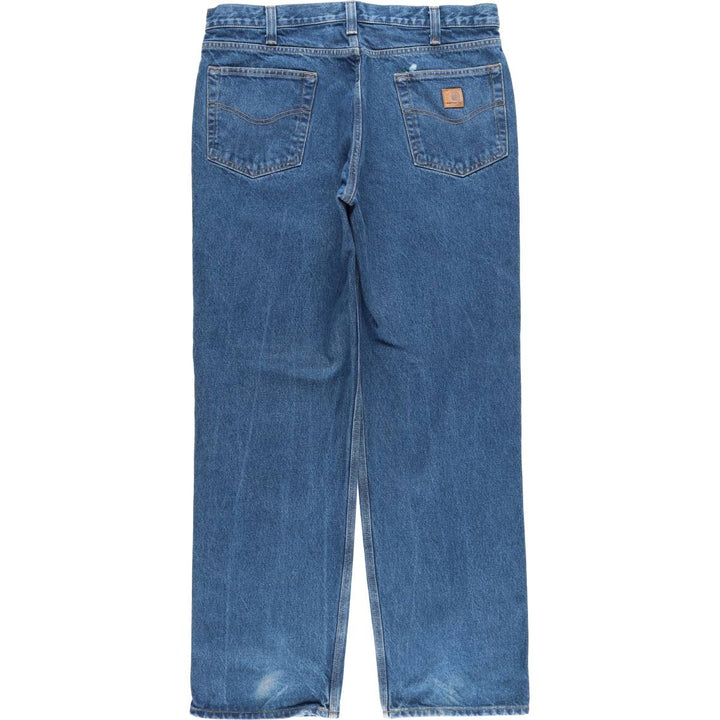 Carhartt Relaxed Fit Tapered Denim Pants for Men, W37 cotton blue type Vintage Second Hand