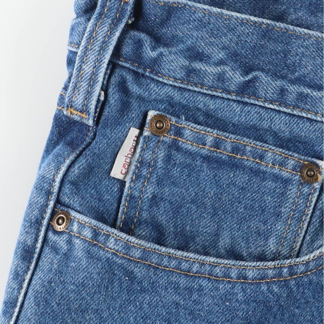 Carhartt Relaxed Fit Tapered Denim Pants for Men, W37 cotton blue type Vintage Second Hand