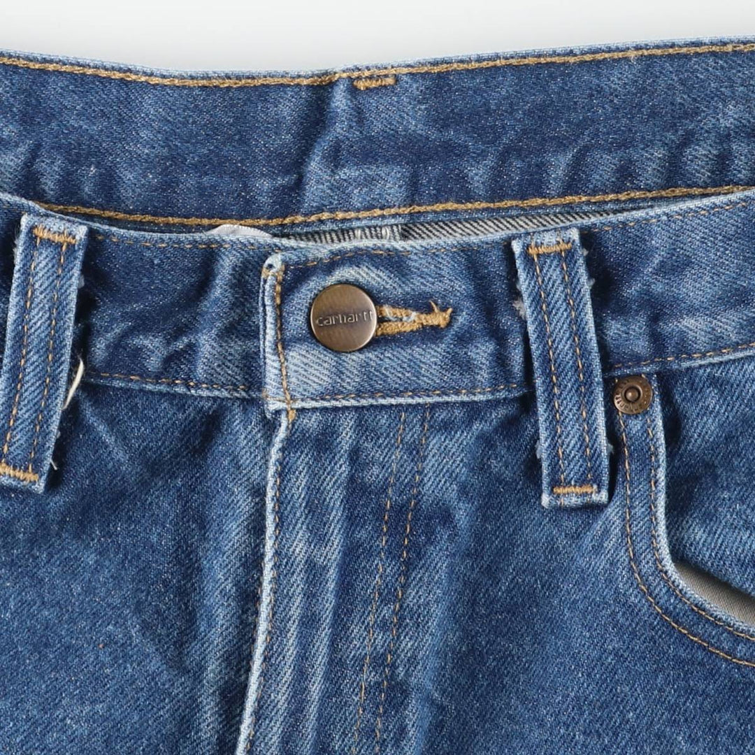 Carhartt Relaxed Fit Tapered Denim Pants for Men, W37 cotton blue type Vintage Second Hand