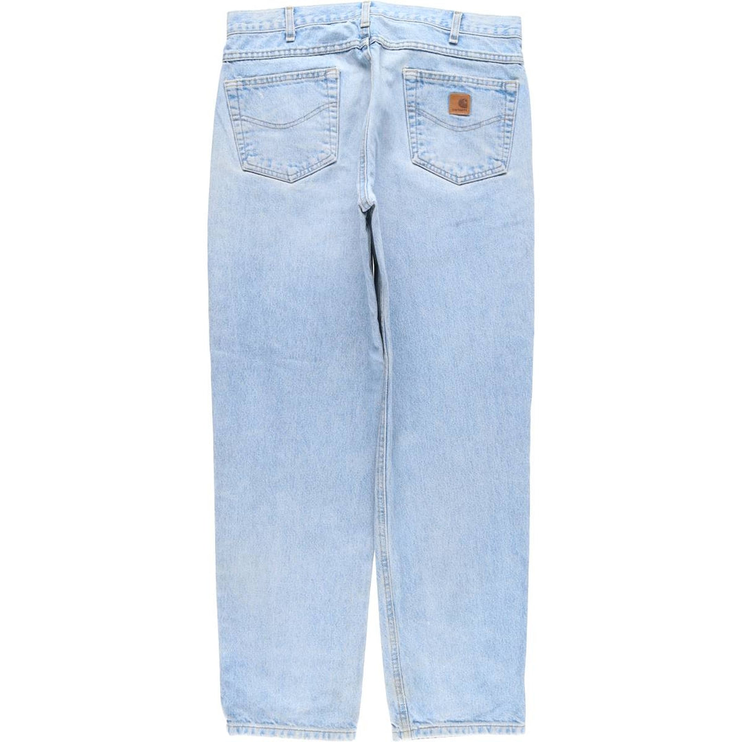 Carhartt Relaxed Fit Tapered Denim Pants for Men, W36 cotton blue type Vintage Second Hand