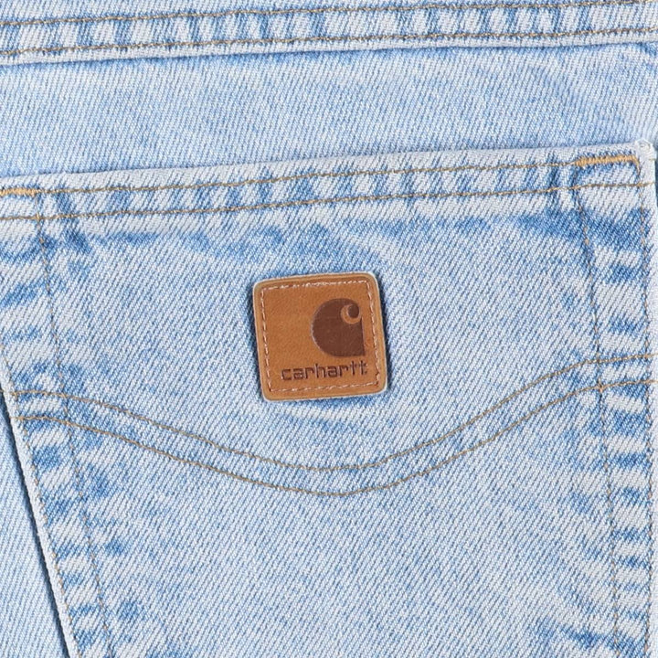 Carhartt Relaxed Fit Tapered Denim Pants for Men, W36 cotton blue type Vintage Second Hand