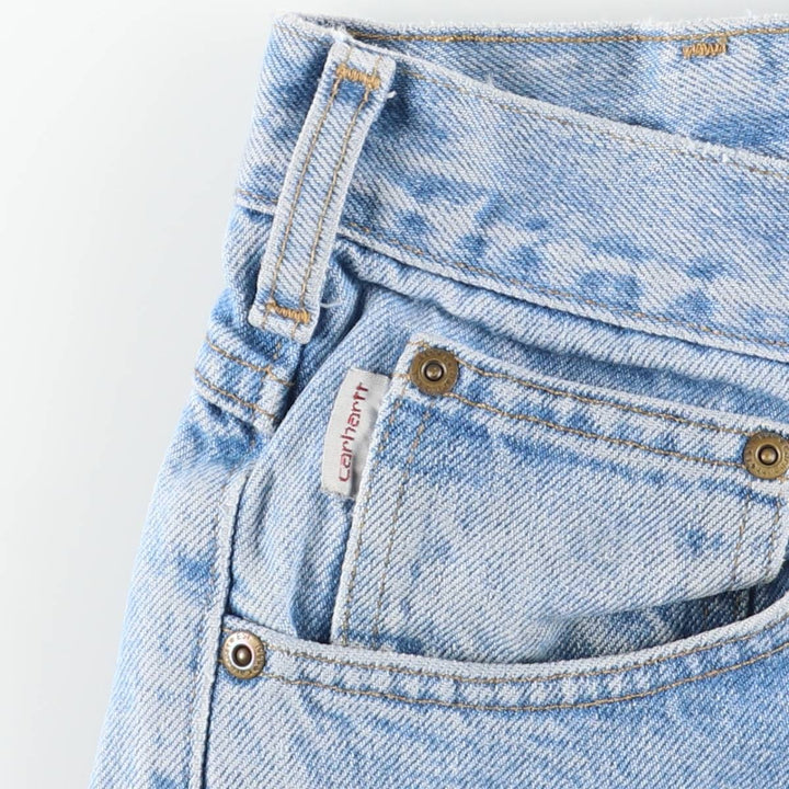 Carhartt Relaxed Fit Tapered Denim Pants for Men, W36 cotton blue type Vintage Second Hand