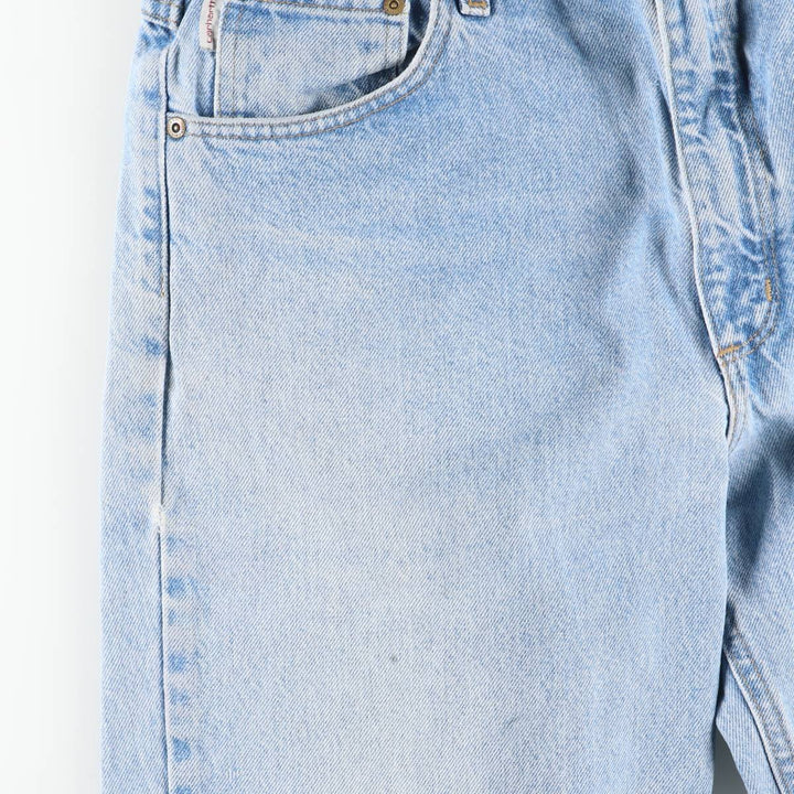 Carhartt Relaxed Fit Tapered Denim Pants for Men, W36 cotton blue type Vintage Second Hand