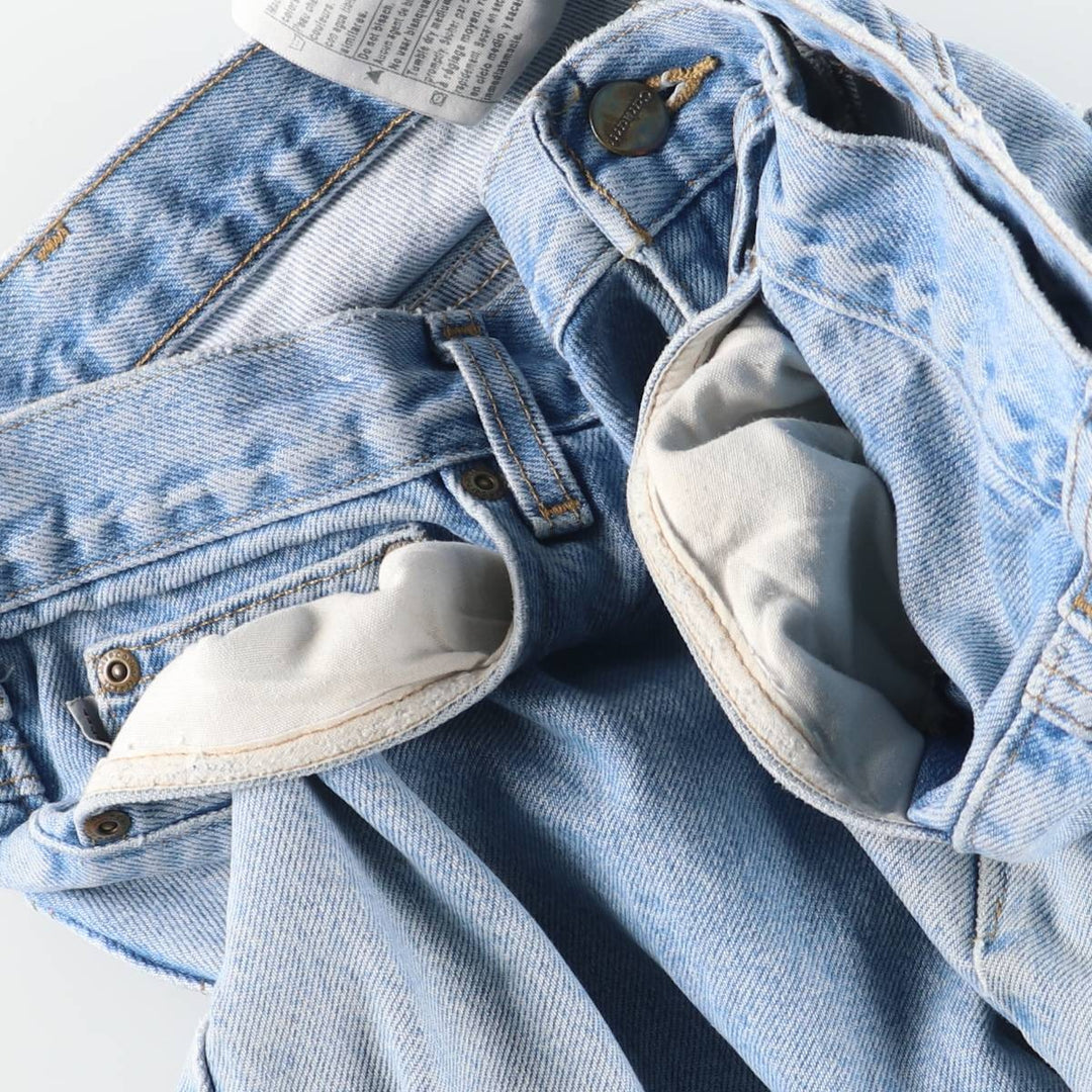 Carhartt Relaxed Fit Tapered Denim Pants for Men, W36 cotton blue type Vintage Second Hand