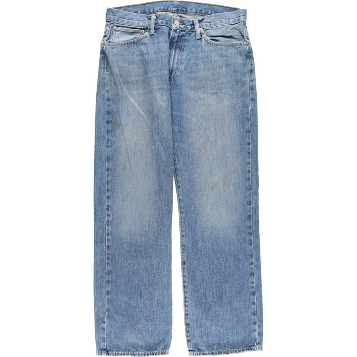 Ralph Lauren POLO RALPH LAUREN men's tapered denim pants, size W34 cotton blue type Vintage Second Hand