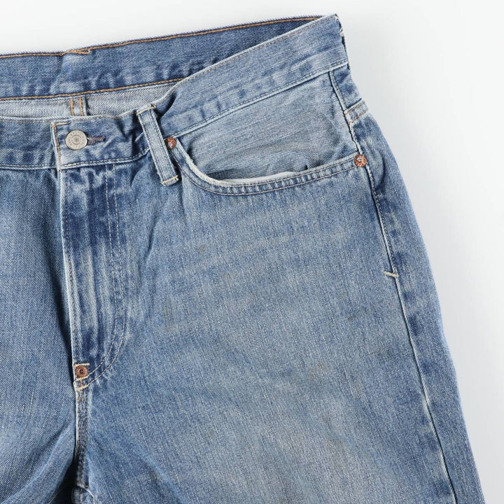 Ralph Lauren POLO RALPH LAUREN men's tapered denim pants, size W34 cotton blue type Vintage Second Hand