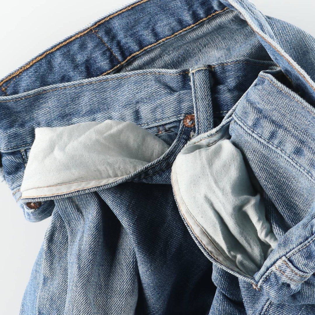 Ralph Lauren POLO RALPH LAUREN men's tapered denim pants, size W34 cotton blue type Vintage Second Hand