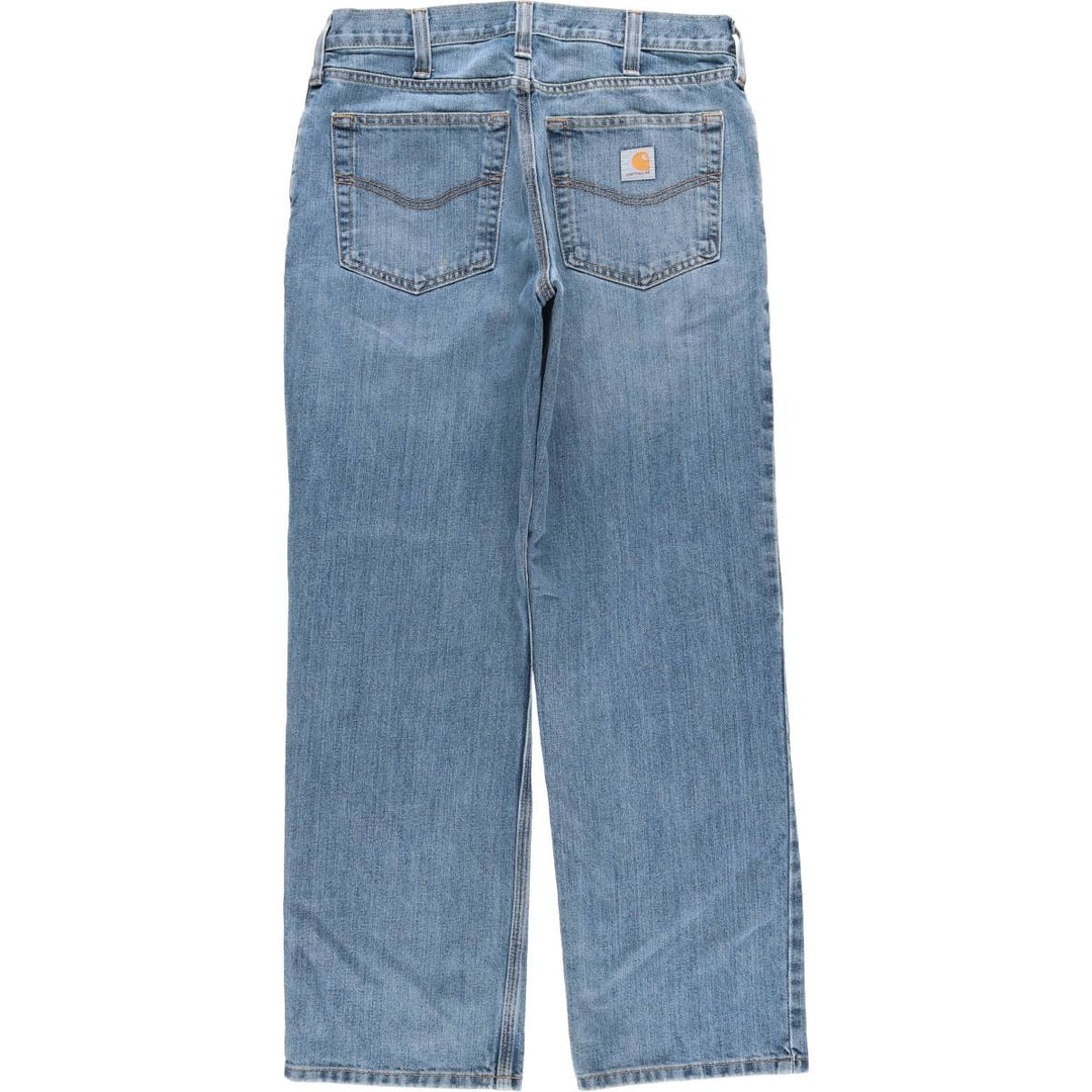 Carhartt Tapered Denim Pants for Men, W33 equivalent cotton Blue type light blue Vintage Second Hand