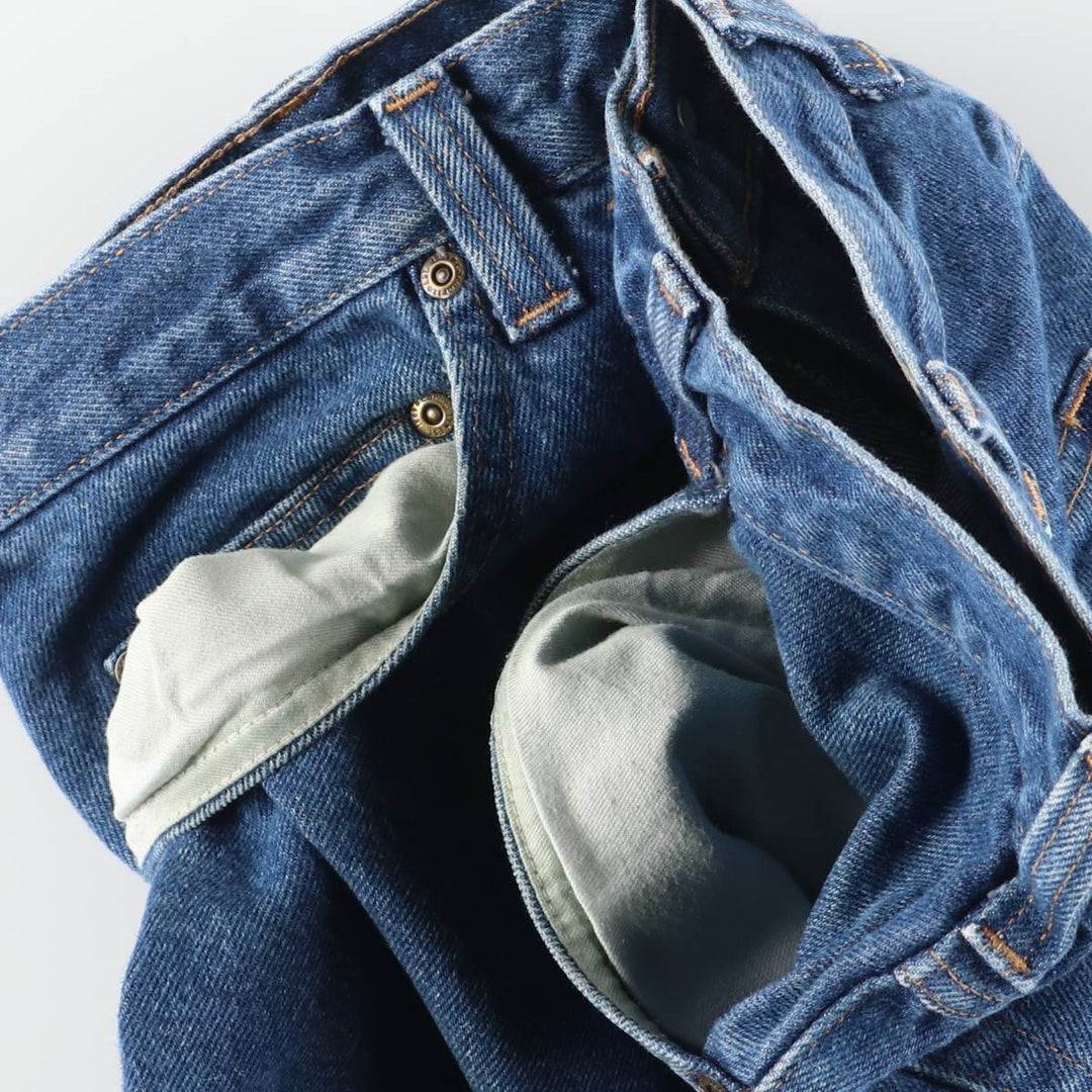 Carhartt Relaxed Fit Tapered Denim Pants for Men, W34 equivalent cotton blue type Vintage Second Hand