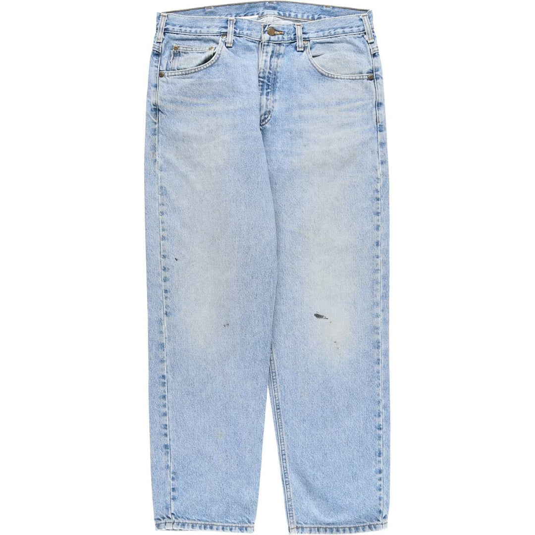 Carhartt Relaxed Fit Tapered Denim Pants for Men, W34 equivalent cotton blue type Vintage Second Hand