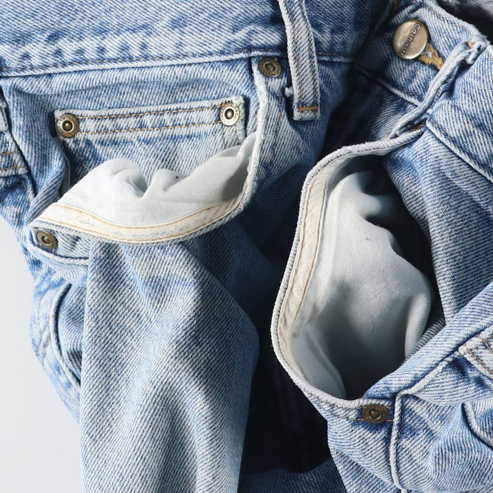 Carhartt Relaxed Fit Tapered Denim Pants for Men, W34 equivalent cotton blue type Vintage Second Hand