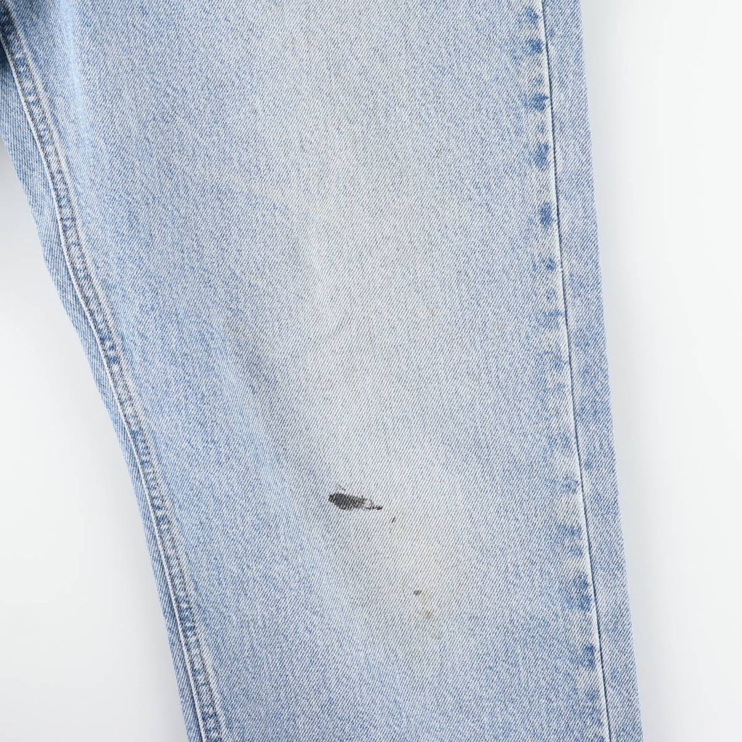 Carhartt Relaxed Fit Tapered Denim Pants for Men, W34 equivalent cotton blue type Vintage Second Hand