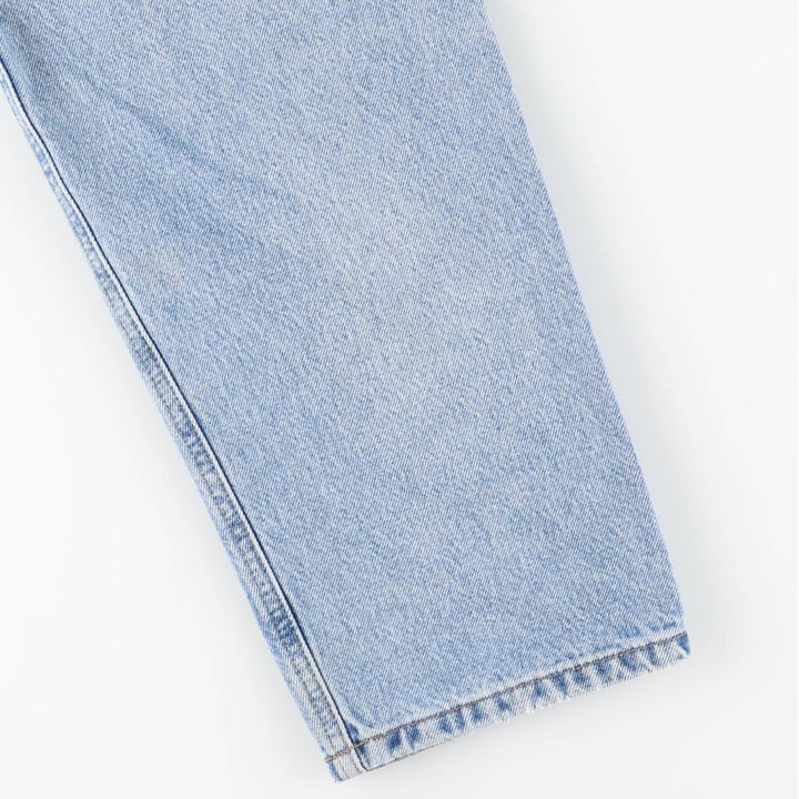 Carhartt Relaxed Fit Tapered Denim Pants for Men, W34 equivalent cotton blue type Vintage Second Hand