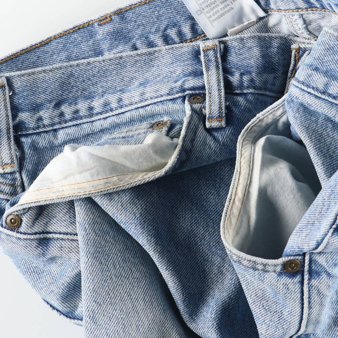 Carhartt Relaxed Fit Tapered Denim Pants for Men, W34 equivalent cotton blue type Vintage Second Hand