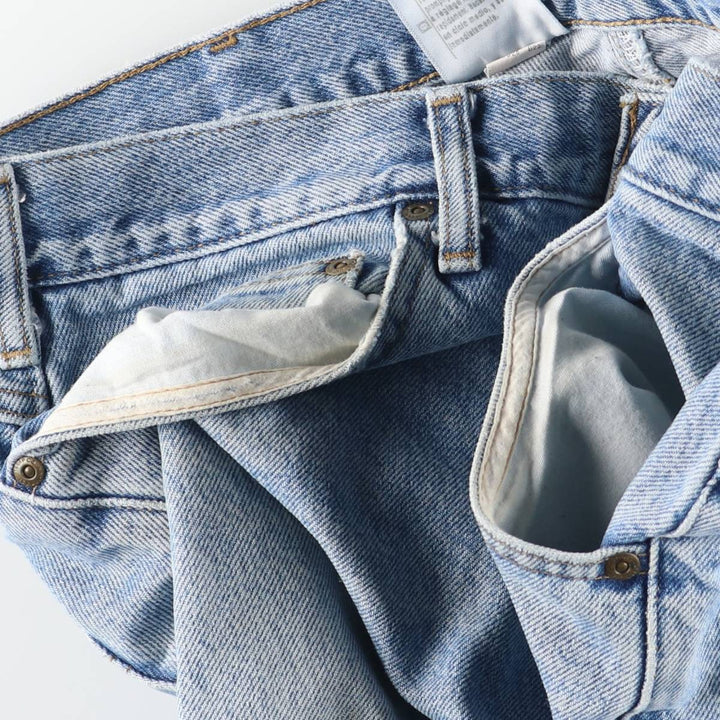 Carhartt Relaxed Fit Tapered Denim Pants for Men, W34 equivalent cotton blue type Vintage Second Hand