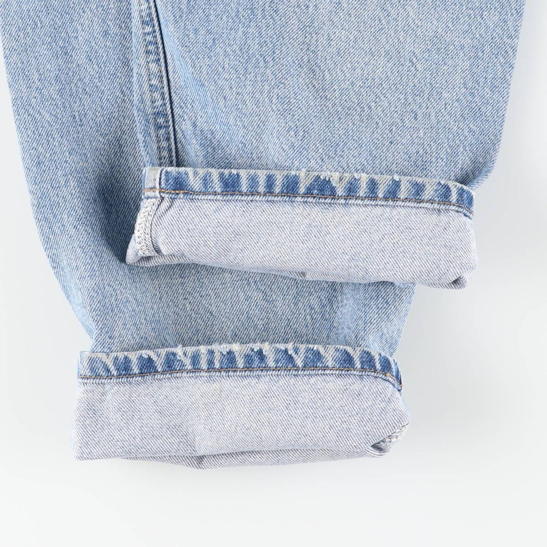 Carhartt Relaxed Fit Tapered Denim Pants for Men, W34 equivalent cotton blue type Vintage Second Hand