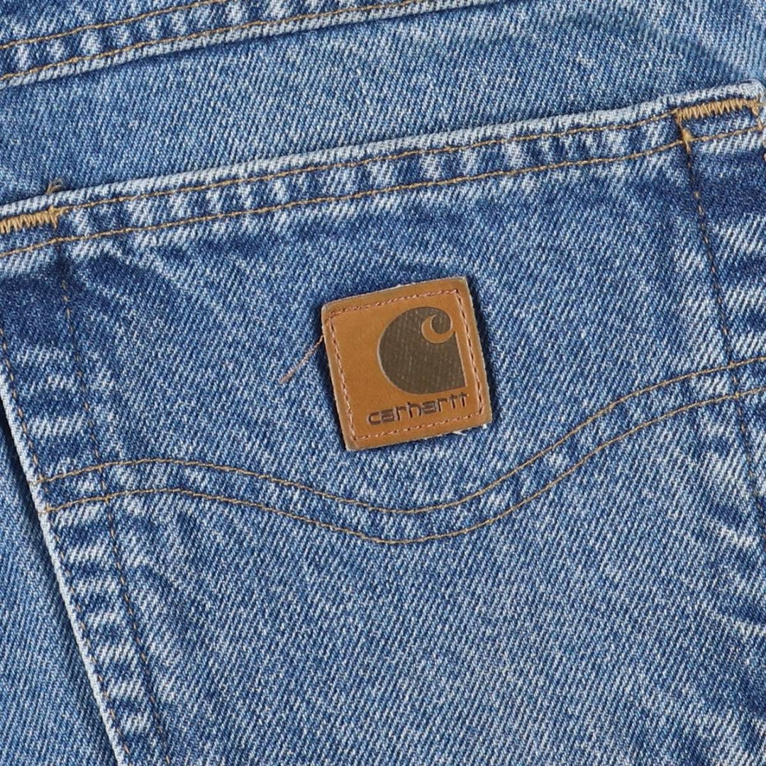 Carhartt Relaxed Fit Tapered Denim Pants for Men, W36 cotton blue type Vintage Second Hand