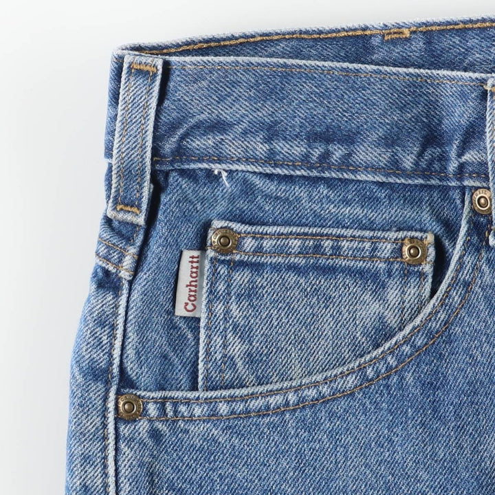 Carhartt Relaxed Fit Tapered Denim Pants for Men, W36 cotton blue type Vintage Second Hand