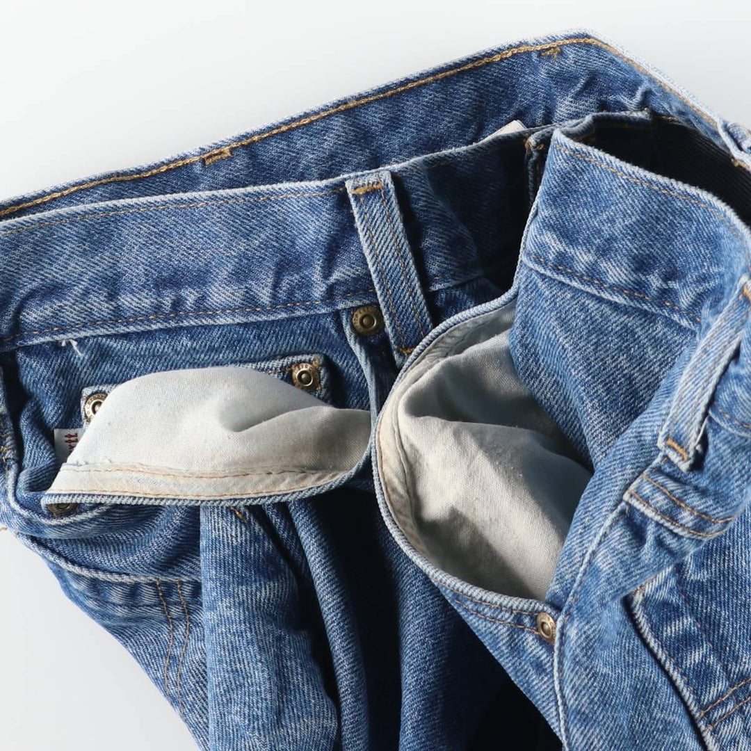 Carhartt Relaxed Fit Tapered Denim Pants for Men, W36 cotton blue type Vintage Second Hand