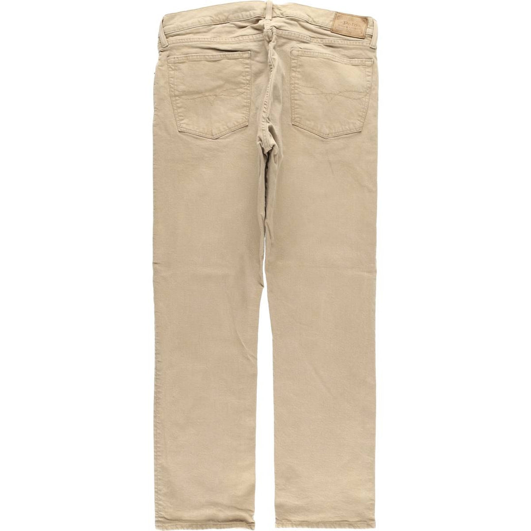 Ralph Lauren Polo RALPH LAUREN Men's Tapered Denim Pants, Size W37 cotton Beige type Vintage Second Hand