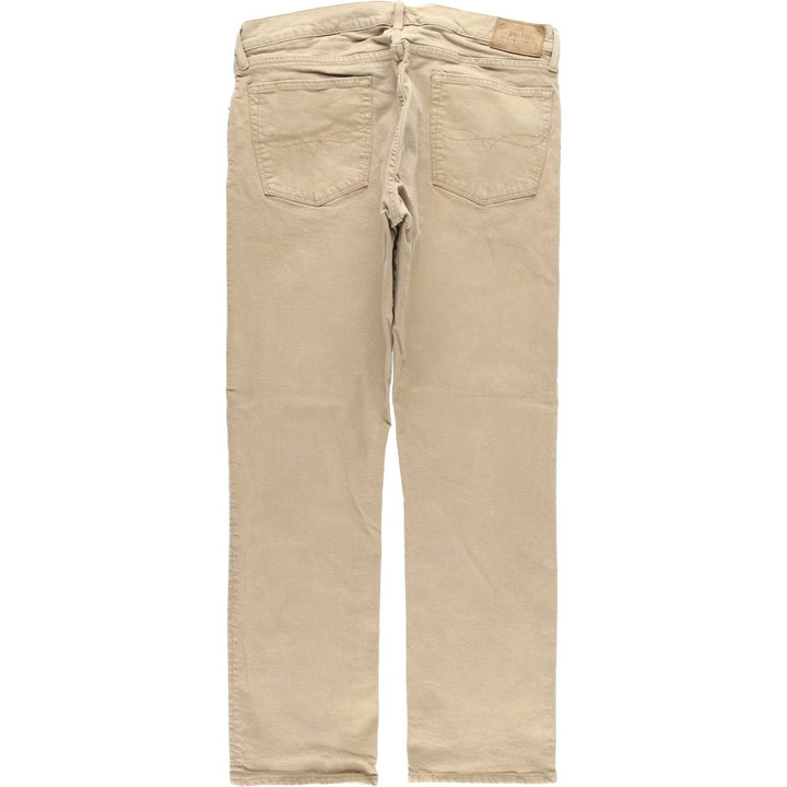Ralph Lauren Polo RALPH LAUREN Men's Tapered Denim Pants, Size W37 cotton Beige type Vintage Second Hand