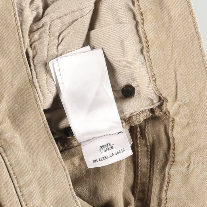 Ralph Lauren Polo RALPH LAUREN Men's Tapered Denim Pants, Size W37 cotton Beige type Vintage Second Hand