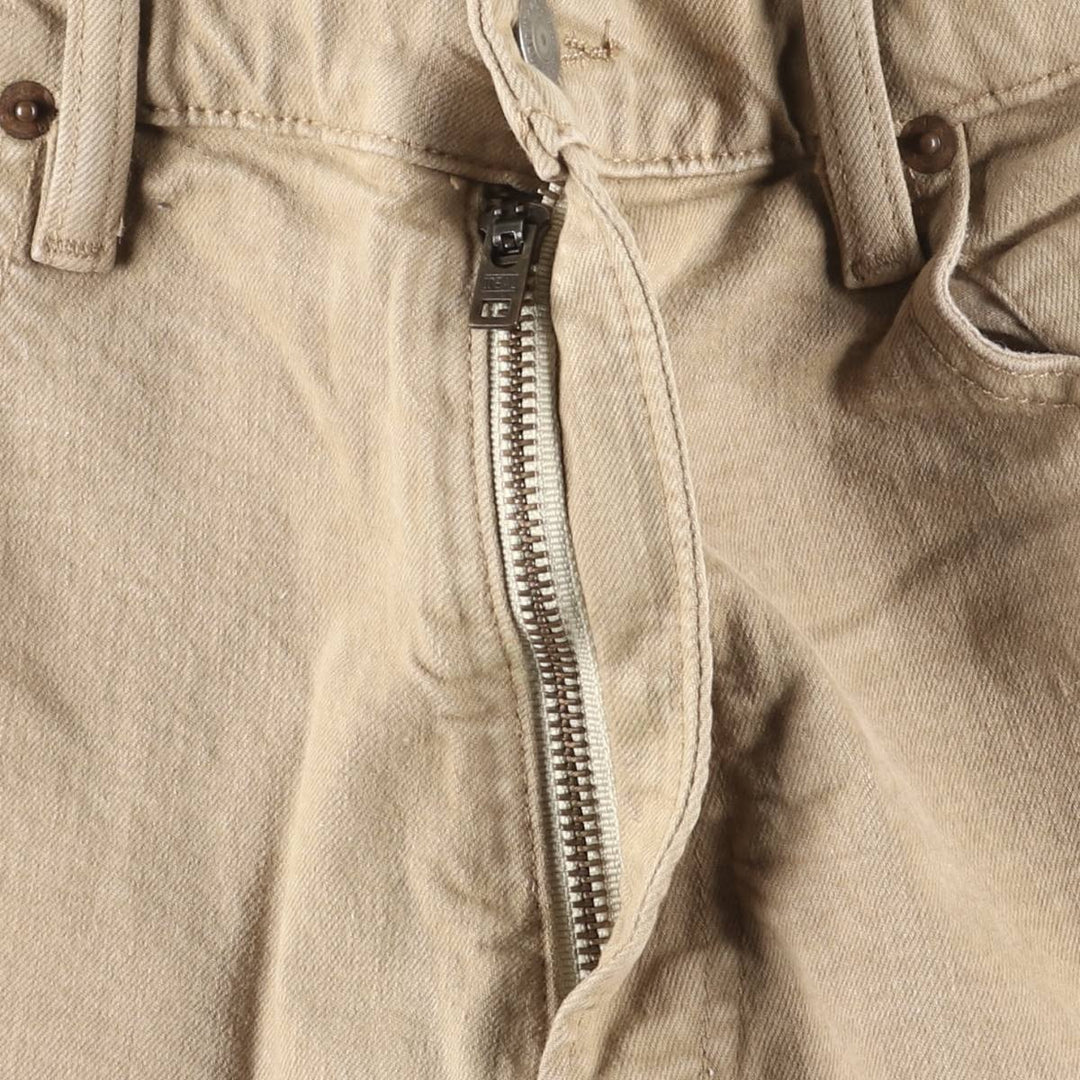 Ralph Lauren Polo RALPH LAUREN Men's Tapered Denim Pants, Size W37 cotton Beige type Vintage Second Hand