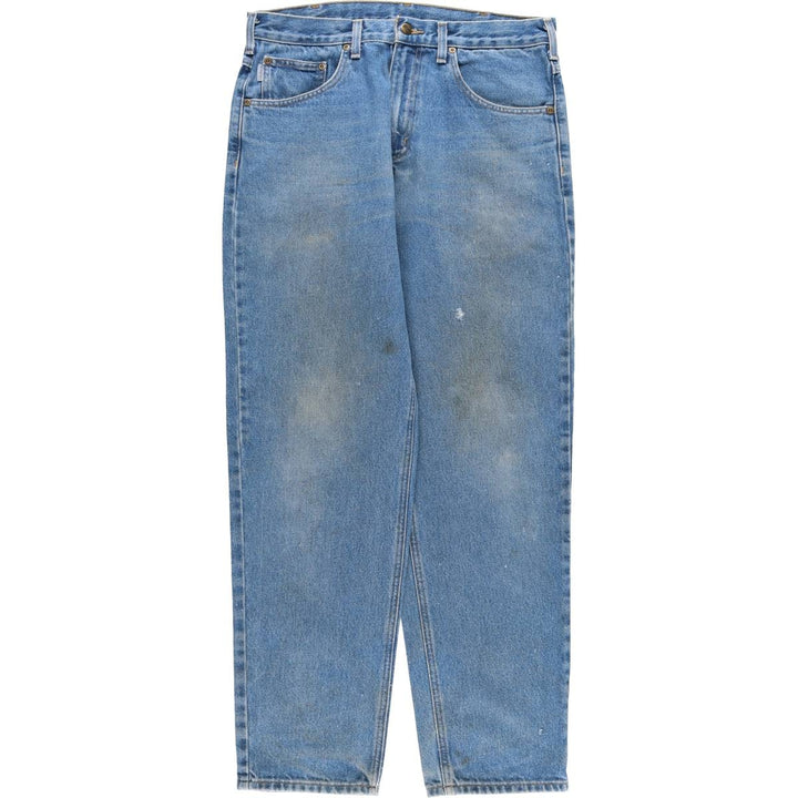 Carhartt Tapered Denim Pants for Men, W34 equivalent cotton blue type Vintage Second Hand