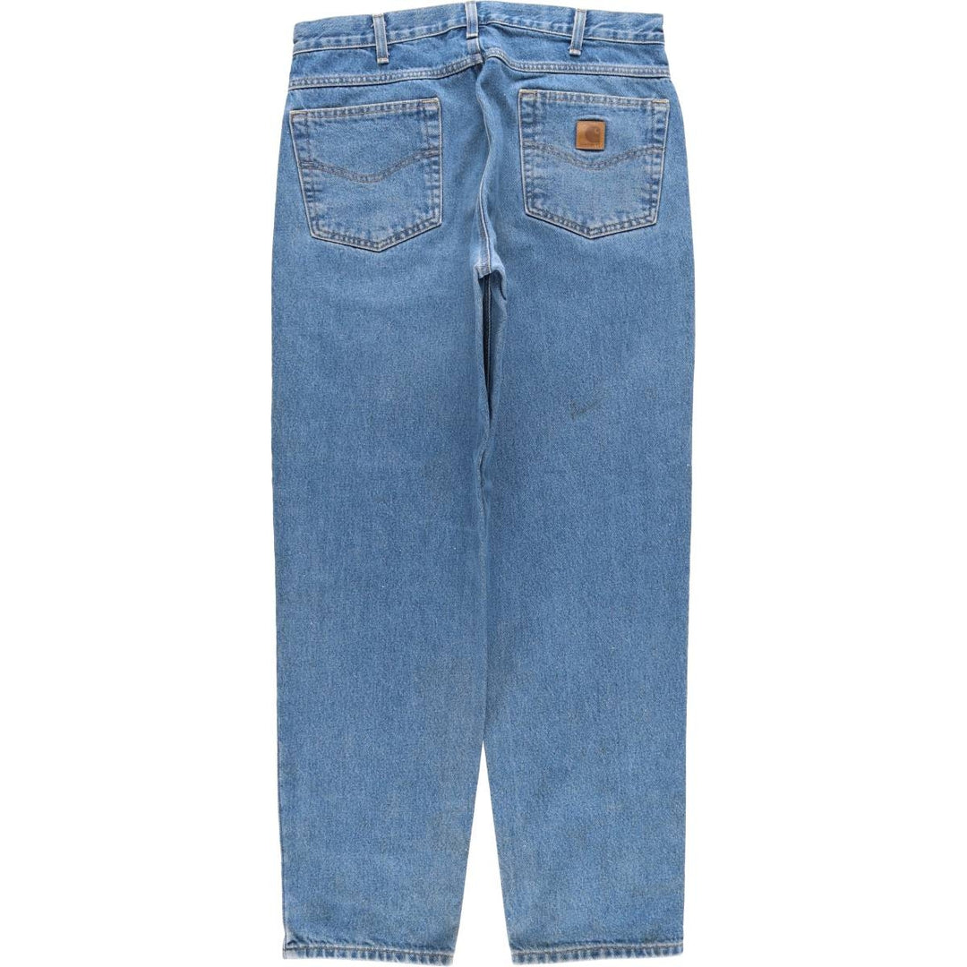 Carhartt Tapered Denim Pants for Men, W34 equivalent cotton blue type Vintage Second Hand