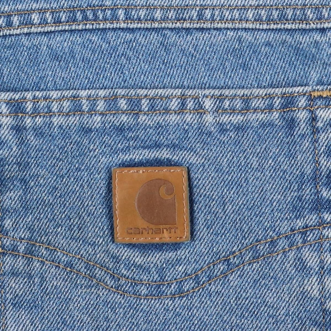Carhartt Tapered Denim Pants for Men, W34 equivalent cotton blue type Vintage Second Hand