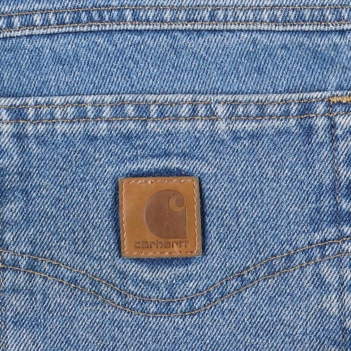 Carhartt Tapered Denim Pants for Men, W34 equivalent cotton blue type Vintage Second Hand