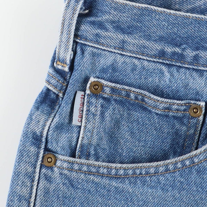 Carhartt Tapered Denim Pants for Men, W34 equivalent cotton blue type Vintage Second Hand