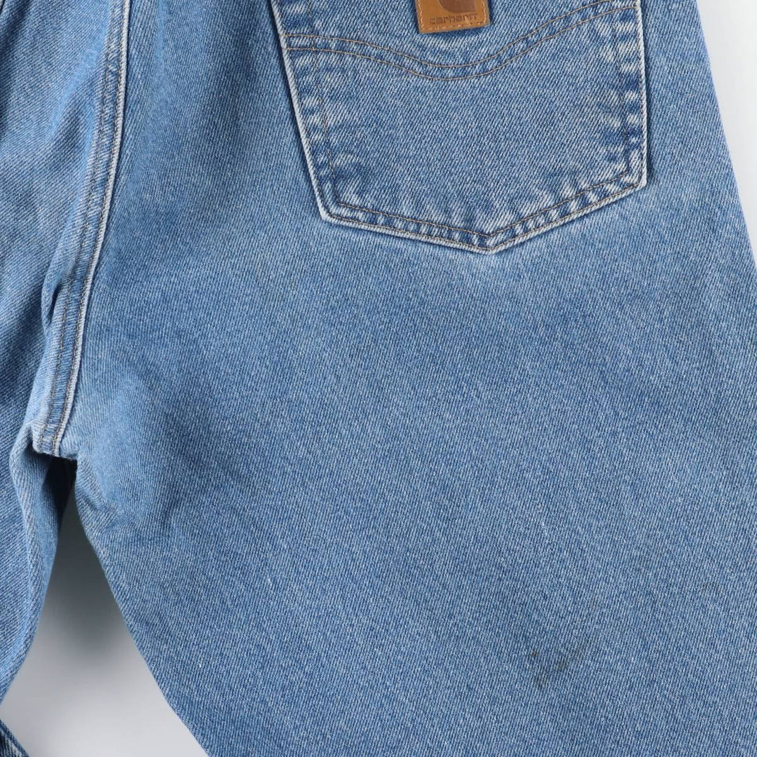 Carhartt Tapered Denim Pants for Men, W34 equivalent cotton blue type Vintage Second Hand