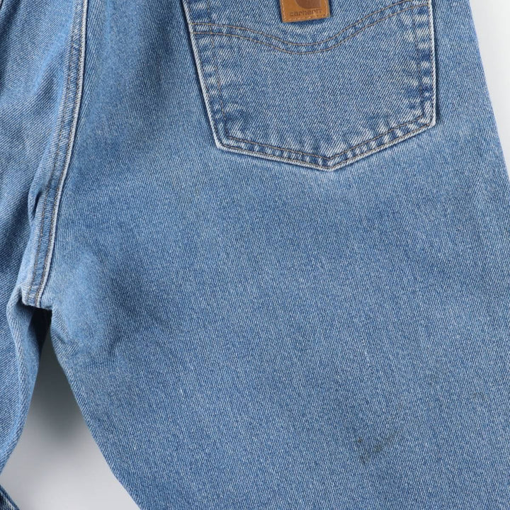 Carhartt Tapered Denim Pants for Men, W34 equivalent cotton blue type Vintage Second Hand