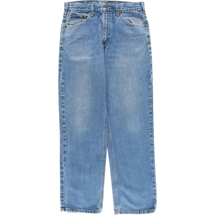 Carhartt Tapered Denim Pants for Men, W33 equivalent cotton blue type Vintage Second Hand