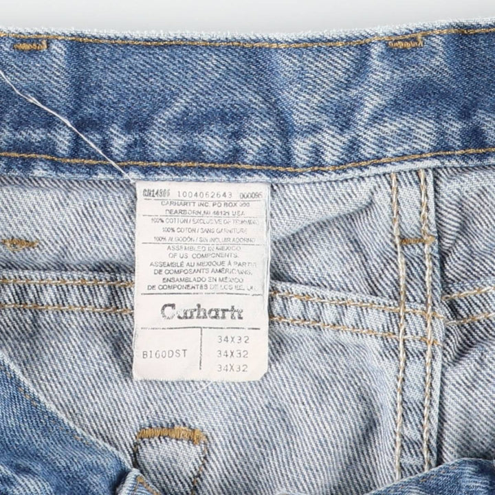 Carhartt Tapered Denim Pants for Men, W33 equivalent cotton blue type Vintage Second Hand