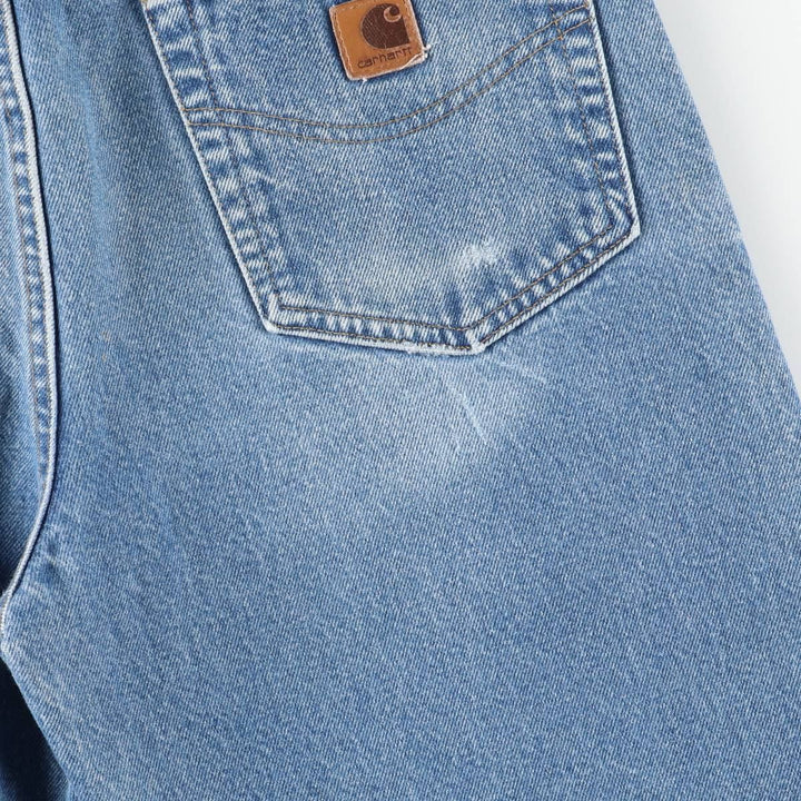 Carhartt Tapered Denim Pants for Men, W33 equivalent cotton blue type Vintage Second Hand