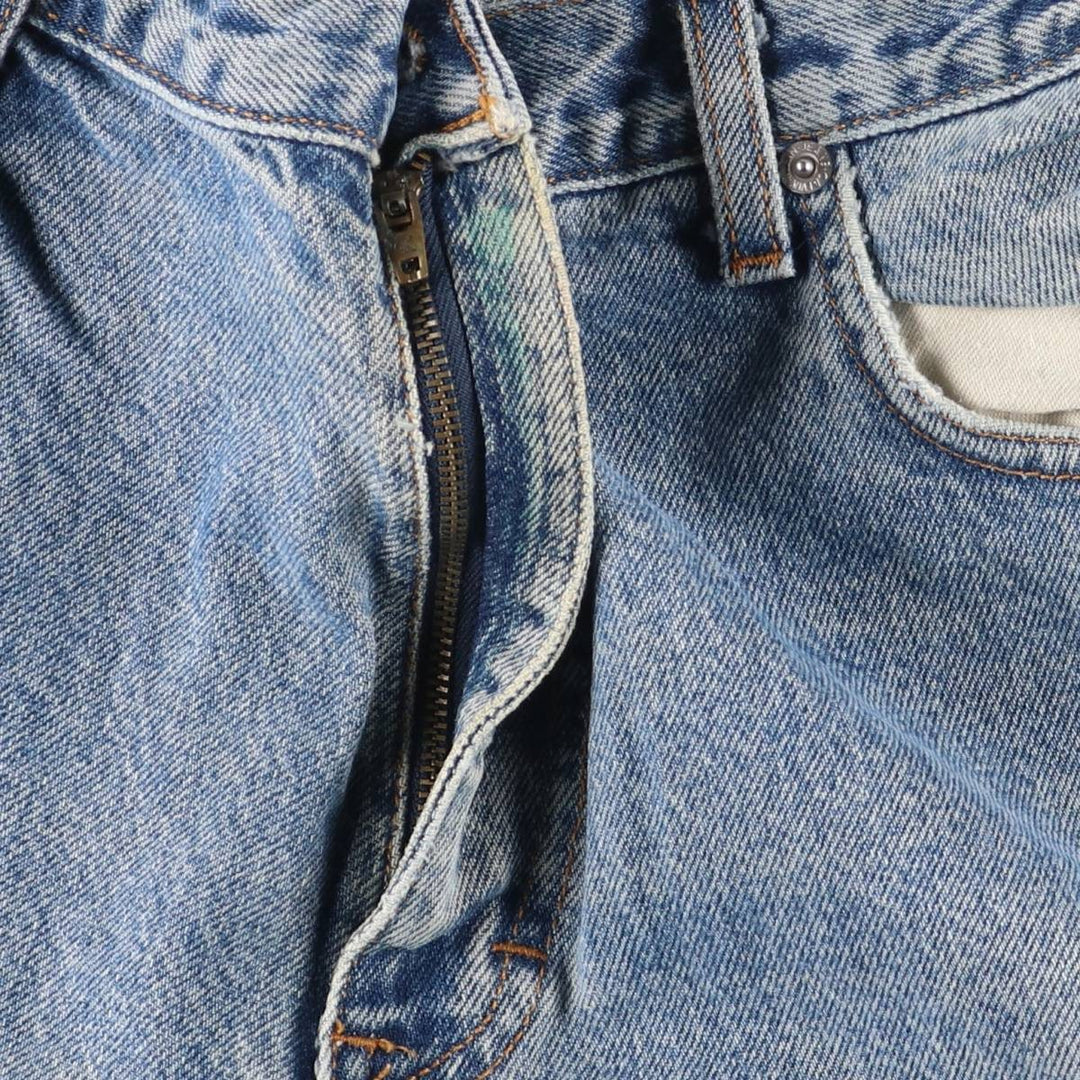 90s-00'S Vintage Calvin Klein Jeans Tapered Denim Pants, Made in USA, Men's Size 34 cotton blue type Vintage Second Hand