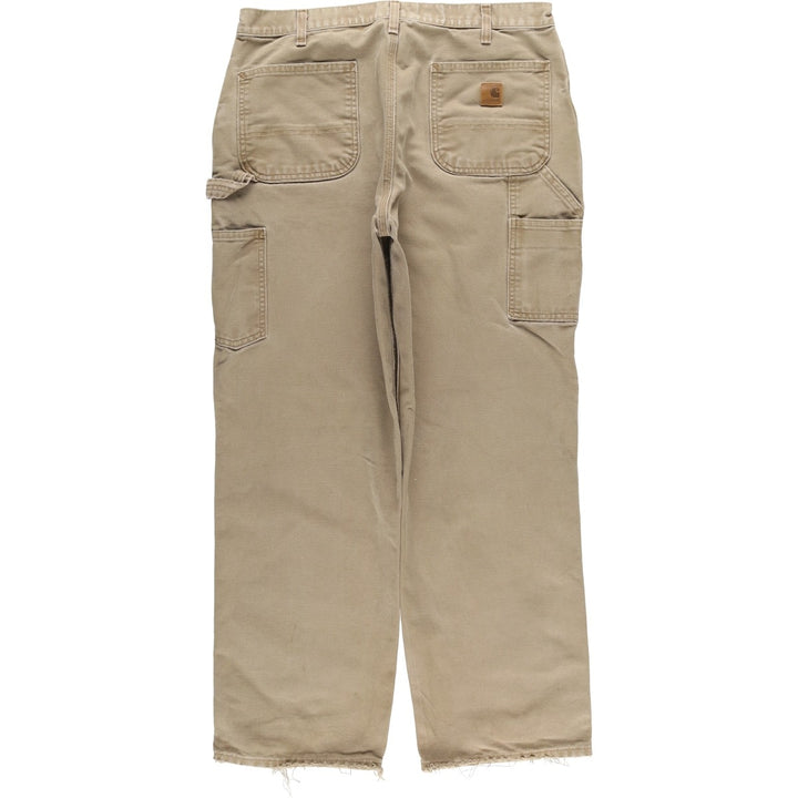 Carhartt Original Dungaree Fit Duck Painter Pants, Men's, W36 equivalent cotton Beige type Vintage Second Hand