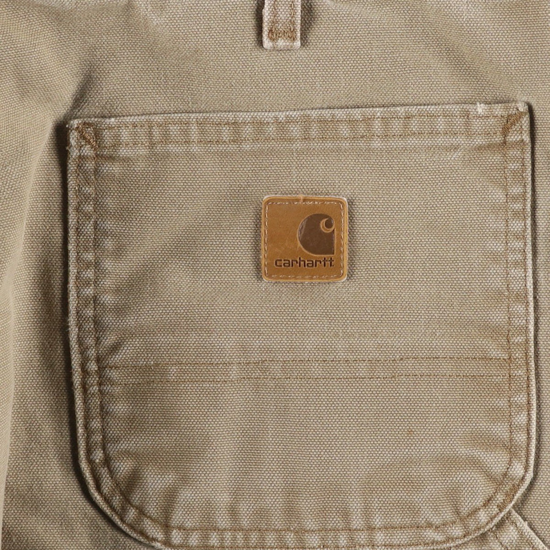 Carhartt Original Dungaree Fit Duck Painter Pants, Men's, W36 equivalent cotton Beige type Vintage Second Hand